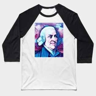 Adam Smith Portrait | Adam Smith Artwork 13 Baseball T-Shirt